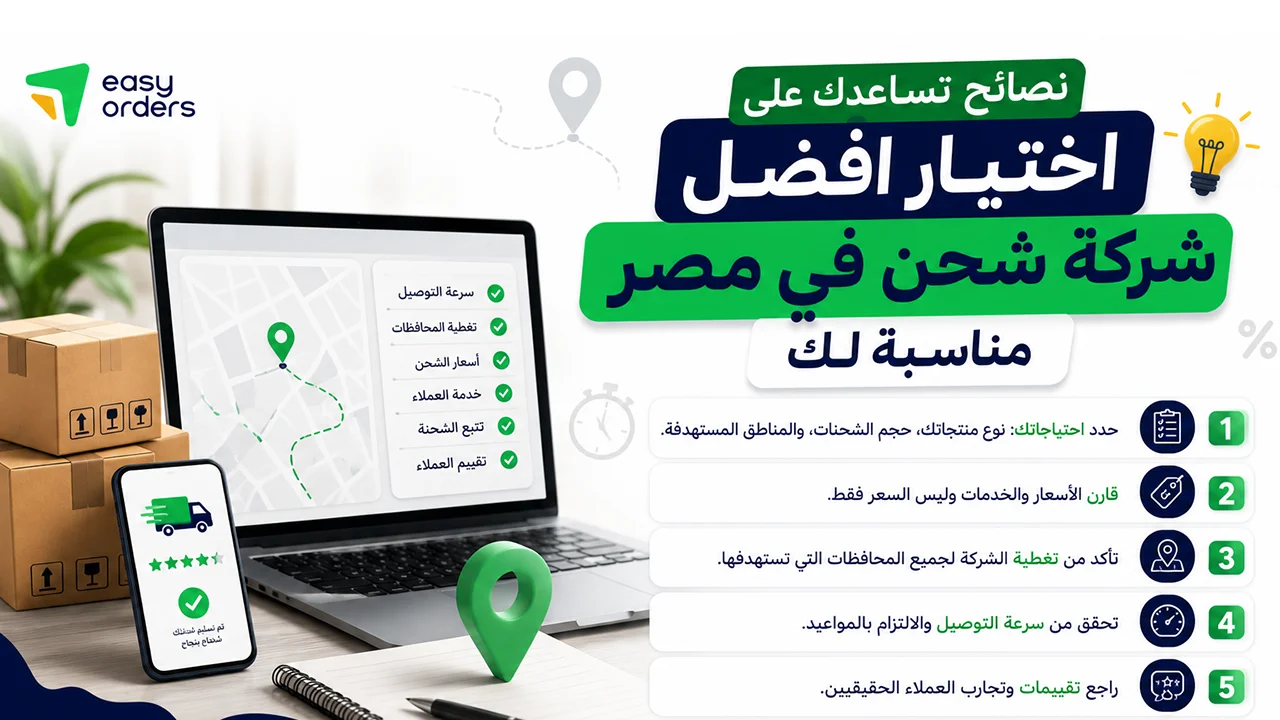 شركات شحن داخلي مصر 2026